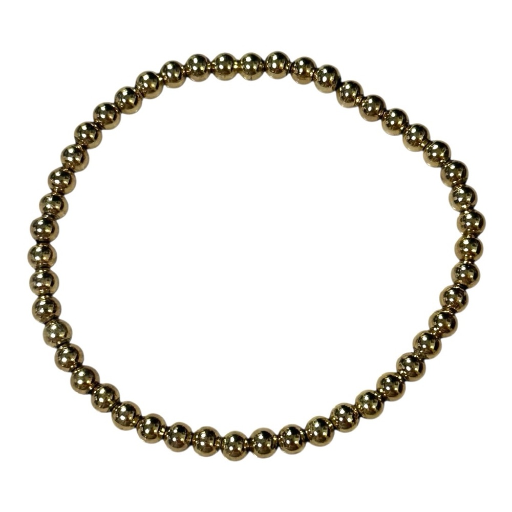Elegant Gold Beaded Bracelet